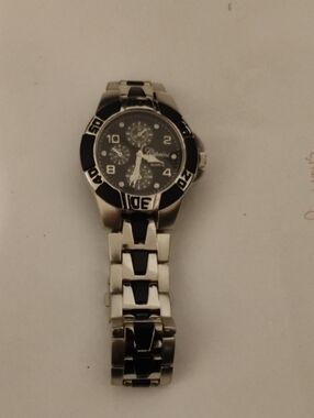 GIPRINI QUARTZ SILVER TONE LINK BAND MEN'S WATCH EXCELLENT CONDITION